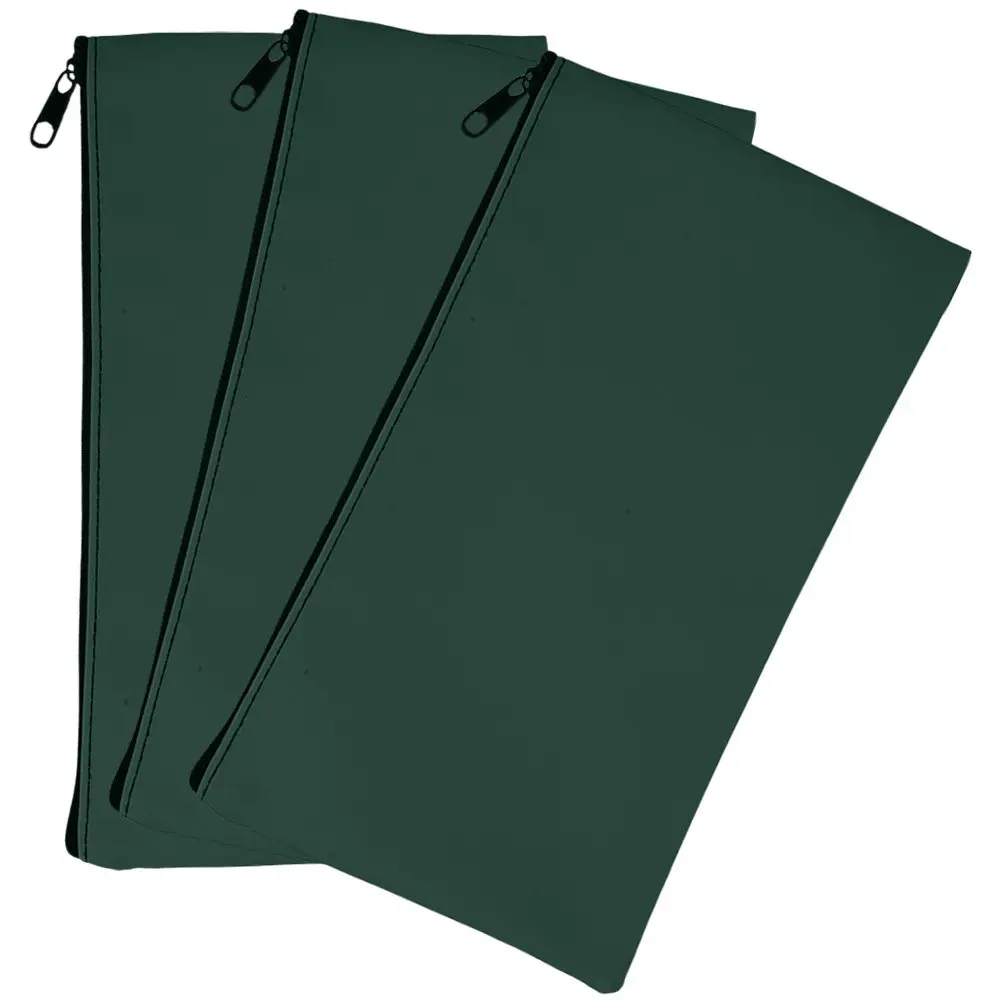 3Pcs Reliable Money Bag PU Texture Finish Aluminum Alloy Frame Zippered Cash Pouch for Receipts Bills Papers
3Pcs Reliable Money Bag PU Texture Finish Aluminum Alloy Frame Zippered Cash Pouch for Receipts Bills Papers