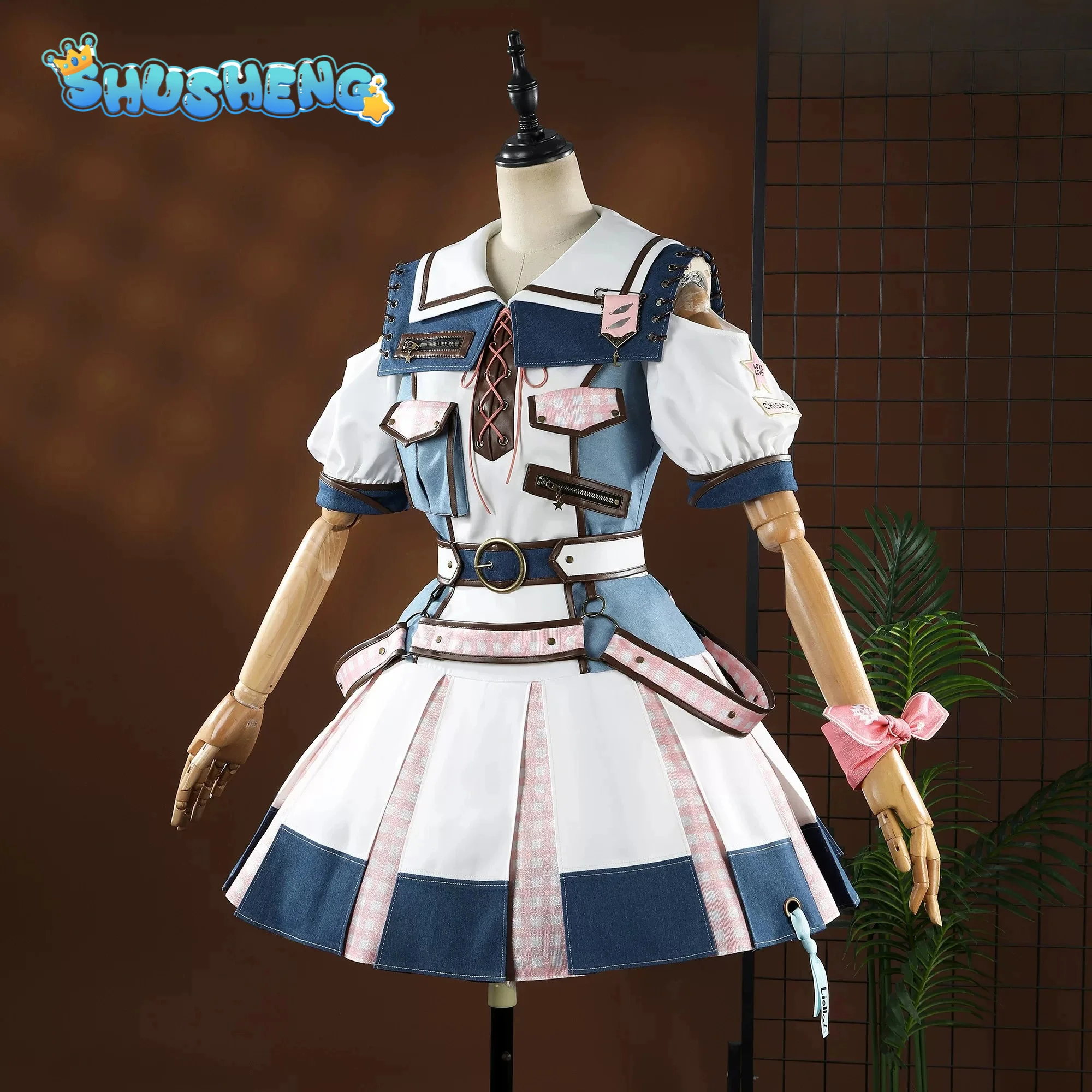 Anime LoveLive! Liella Arashi Chisato 7th Touring Concert Sweet girl Suit Lovely Uniform Cosplay Costume Halloween Party Outfit
Anime LoveLive! Liella Arashi Chisato 7th Touring Concert Sweet girl Suit Lovely Uniform Cosplay Costume Halloween Party Outfit