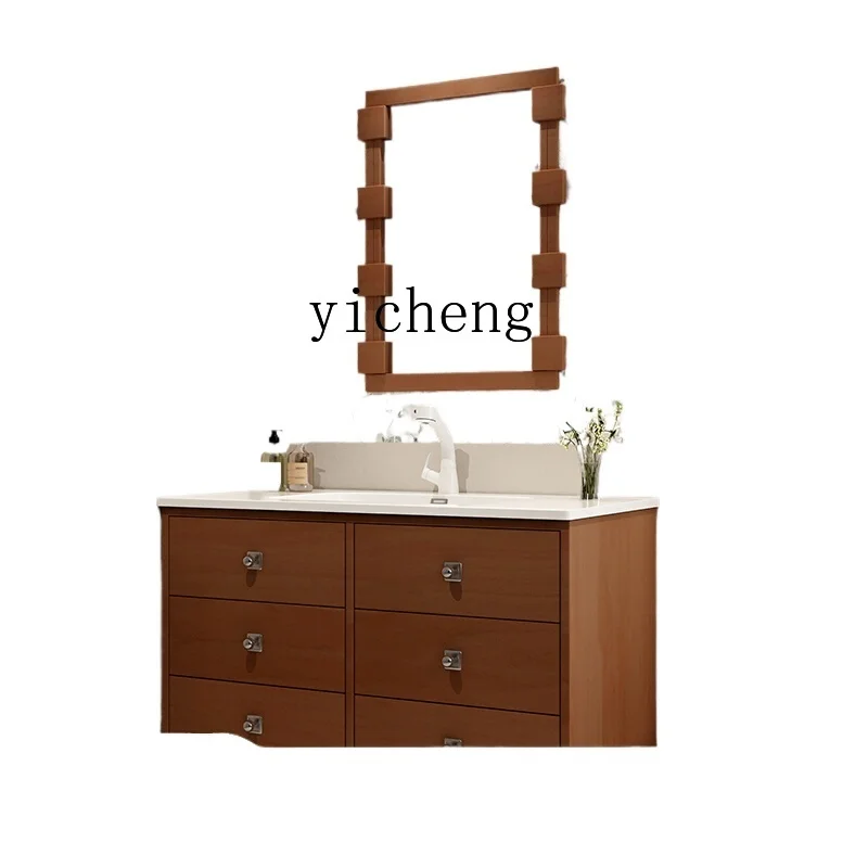 Zf Bathroom Cabinet Ceramic Integrated Basin Wash Basin Wash Basin Cabinet Combination Wash Table
Zf Bathroom Cabinet Ceramic Integrated Basin Wash Basin Wash Basin Cabinet Combination Wash Table
