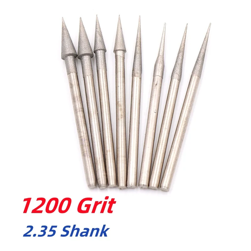 1200 Grit Grinding Head Needle Bits Burrs Engraving Carving Tool 2.35mm Shank Diameter
1200 Grit Grinding Head Needle Bits Burrs Engraving Carving Tool 2.35mm Shank Diameter
