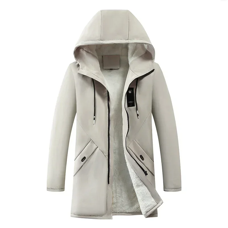 Male Warm Autumn Winter Korean Style Men Cardigan Mid Length Trench Coat Brand Men's Hooded Solid Jacket Casual Windbreaker
Male Warm Autumn Winter Korean Style Men Cardigan Mid Length Trench Coat Brand Men's Hooded Solid Jacket Casual Windbreaker