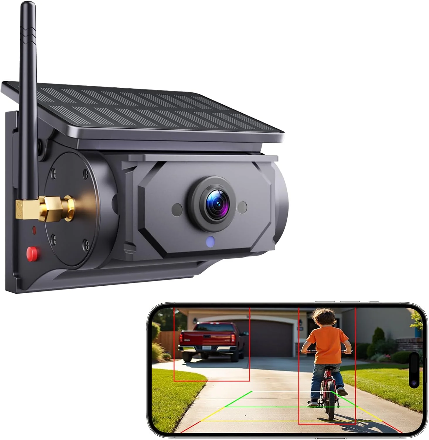 Solar Magnetic Wireless Backup Camera 1080P IP67 Ultra Strong WiFi Hitch Camera Night Vision Rechargeable Battery For RV Truck
Solar Magnetic Wireless Backup Camera 1080P IP67 Ultra Strong WiFi Hitch Camera Night Vision Rechargeable Battery For RV Truck