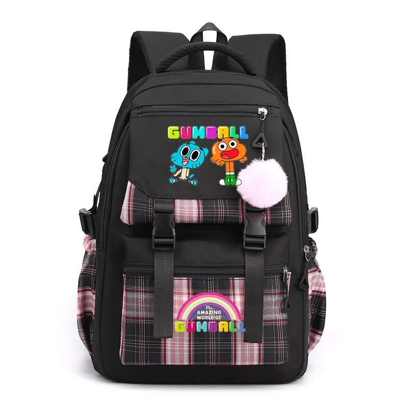 The Amazing World of Gumball School Backpack Students Knapsack Funny Cartoon High Capacity Schoolbag for Girls Casual Rucksack
The Amazing World of Gumball School Backpack Students Knapsack Funny Cartoon High Capacity Schoolbag for Girls Casual Rucksack