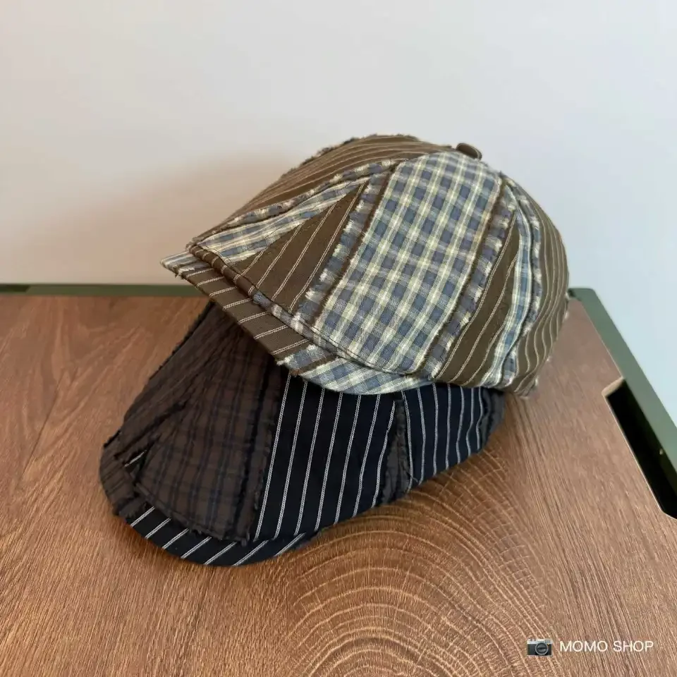Women's Spring Summer Lightweight Plaid Beret - Retro Japanese Style Cute Painter Cap Newsboy Hat
Women's Spring Summer Lightweight Plaid Beret - Retro Japanese Style Cute Painter Cap Newsboy Hat