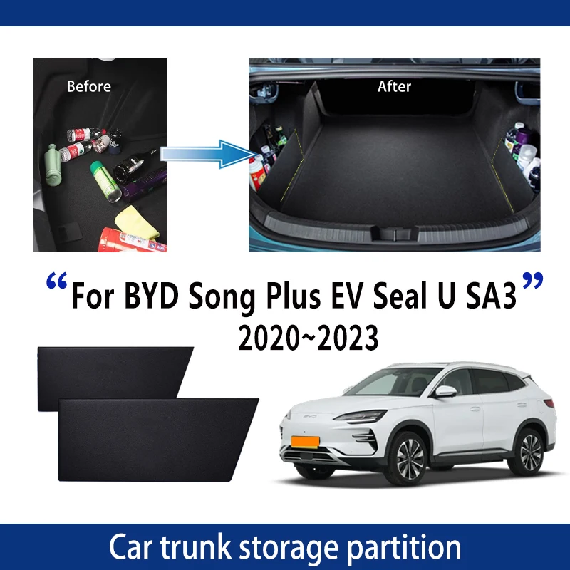 For BYD Song Plus EV Seal U SA3 2020~2023 2021 Car Trunk Storage Partition Multi-function Storage Box Auto Interior Accessories
For BYD Song Plus EV Seal U SA3 2020~2023 2021 Car Trunk Storage Partition Multi-function Storage Box Auto Interior Accessories