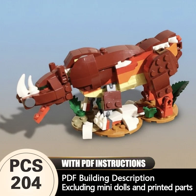 Creators Animal Series Model MOC Building Bricks Savanna Rhino Modular Technology Gifts Holiday Assemble Children Toys Suit
Creators Animal Series Model MOC Building Bricks Savanna Rhino Modular Technology Gifts Holiday Assemble Children Toys Suit