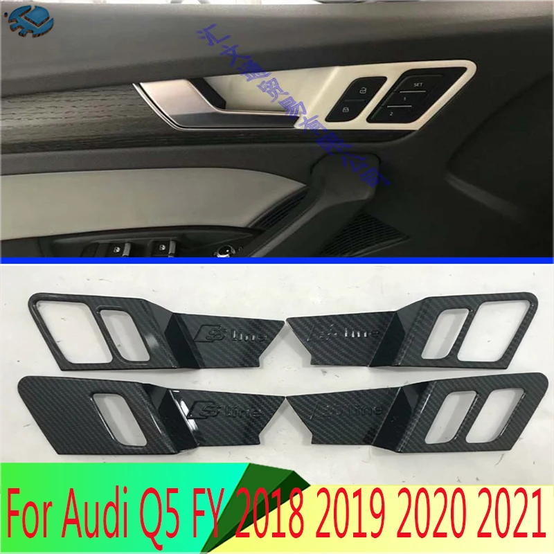 Для Audi Q5 FY 2018 2019 2020 2021, украшения, аксессуары, внутренняя дверная ручка из АБС-пластика, крышка, защелка чаши, накладка, вставка, рамка, гарнир
Для Audi Q5 FY 2018 2019 2020 2021, украшения, аксессуары, внутренняя дверная ручка из АБС-пластика, крышка, защелка чаши, накладка, вставка, рамка, гарнир