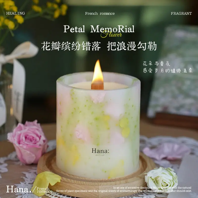 Handmade Rose Scented Candle Gift Box 650g for Home Bedroom
Handmade Rose Scented Candle Gift Box 650g for Home Bedroom
