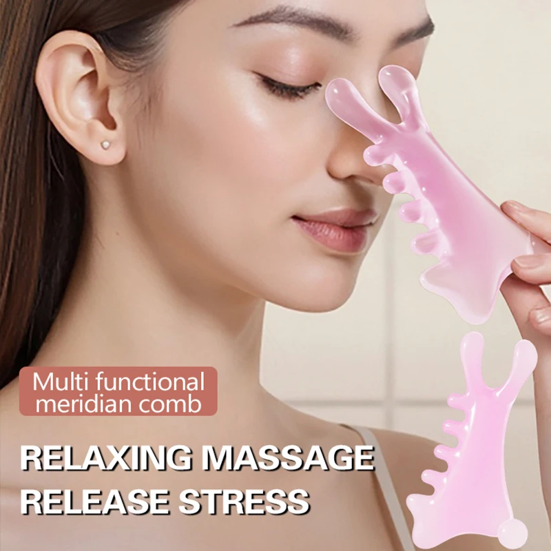 Scraping Plate Head Meridian Massage Comb Resin Five Wide Tooth Comb Facial Scraping Plate 4in1 Eye Shoulder Neck BodyScraping
Scraping Plate Head Meridian Massage Comb Resin Five Wide Tooth Comb Facial Scraping Plate 4in1 Eye Shoulder Neck BodyScraping