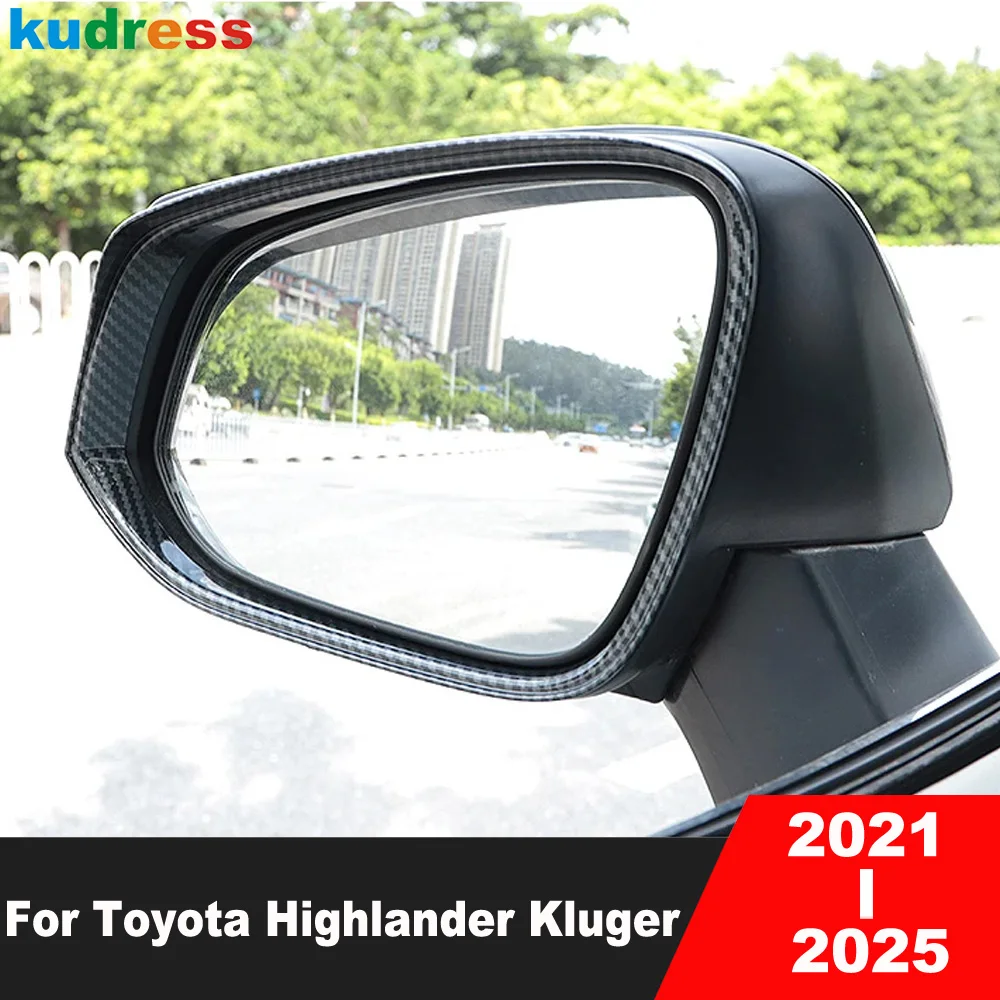 Накладка на зеркало заднего вида для Toyota Highlander Kluger 2021-2025, хромированные автомобильные боковые зеркала, солнцезащитный козырек, рамка от дождя
Накладка на зеркало заднего вида для Toyota Highlander Kluger 2021-2025, хромированные автомобильные боковые зеркала, солнцезащитный козырек, рамка от дождя