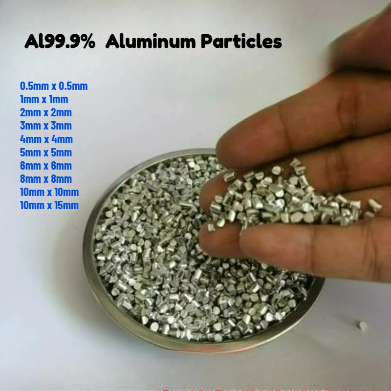 50/100/500g Al99.9% High-purity Aluminum Particles Coated Nodular Graphite Aluminum Block 0.5mm-10mm Metal Aluminum Particles
50/100/500g Al99.9% High-purity Aluminum Particles Coated Nodular Graphite Aluminum Block 0.5mm-10mm Metal Aluminum Particles
