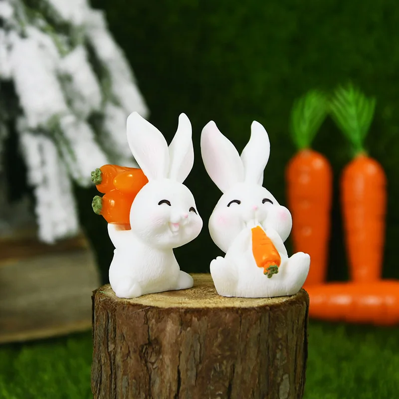 1pcs Cartoon White Rabbit Carrot Figurine Micro Landscape Bunny Model Miniature Resin Garden Ornament Accessories Diy Home Decor
1pcs Cartoon White Rabbit Carrot Figurine Micro Landscape Bunny Model Miniature Resin Garden Ornament Accessories Diy Home Decor