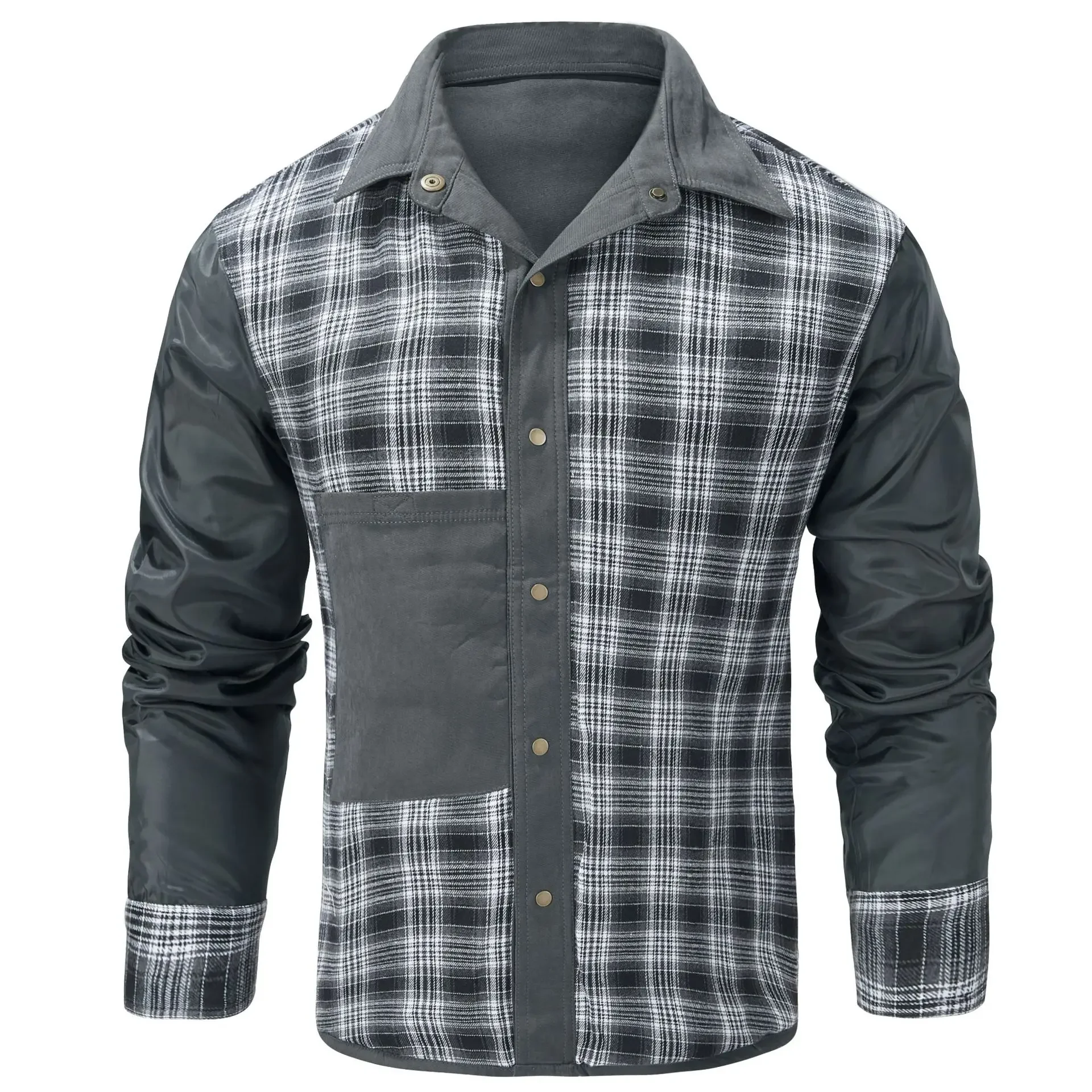 Autumn winter Mens Flannel Plaid Shirt Jacket Casual Men Retro Lapel Cotton Warm Shirts Men Tactical Windbreaker Jacket US size
Autumn winter Mens Flannel Plaid Shirt Jacket Casual Men Retro Lapel Cotton Warm Shirts Men Tactical Windbreaker Jacket US size