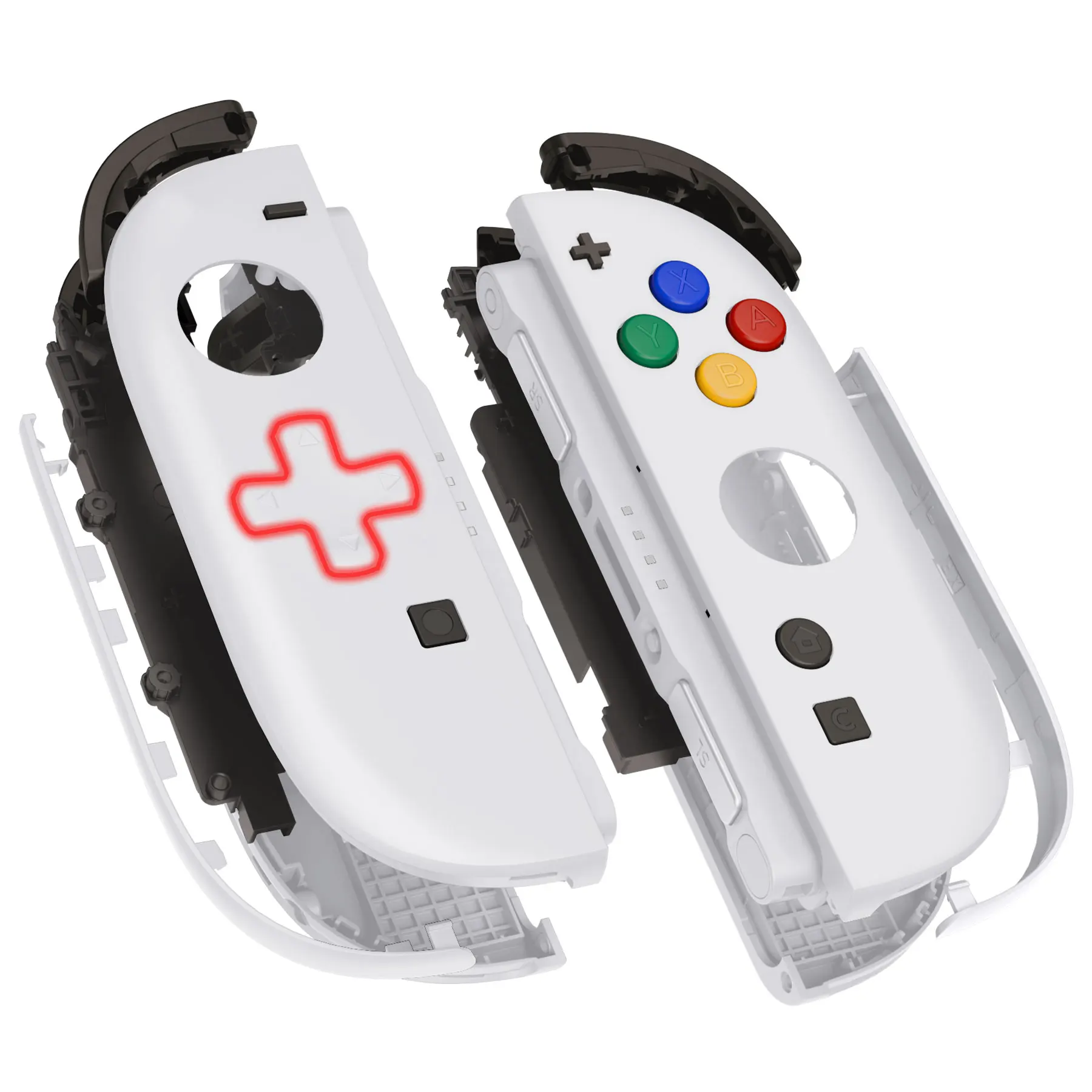 eXtremeRate DIY Replacement Housing (D-Pad Ver) Buttons for Joycon 2, Decorative Strips & Middle Bracket for Nintendo Switch 2
eXtremeRate DIY Replacement Housing (D-Pad Ver) Buttons for Joycon 2, Decorative Strips & Middle Bracket for Nintendo Switch 2