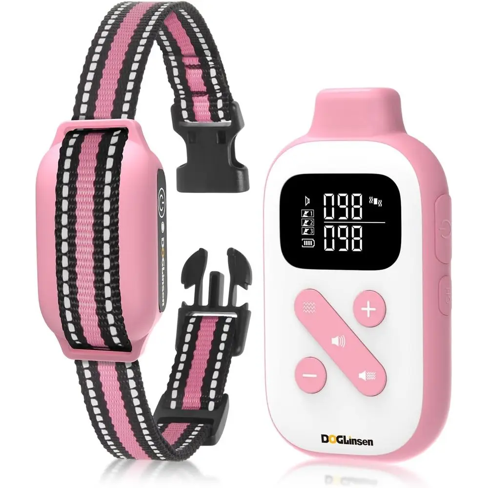 Dog Training Collar, Vibrating Collar with Remote 2800t, Vibration Collar for Small Medium Large Dogs - No Prongs
Dog Training Collar, Vibrating Collar with Remote 2800t, Vibration Collar for Small Medium Large Dogs - No Prongs