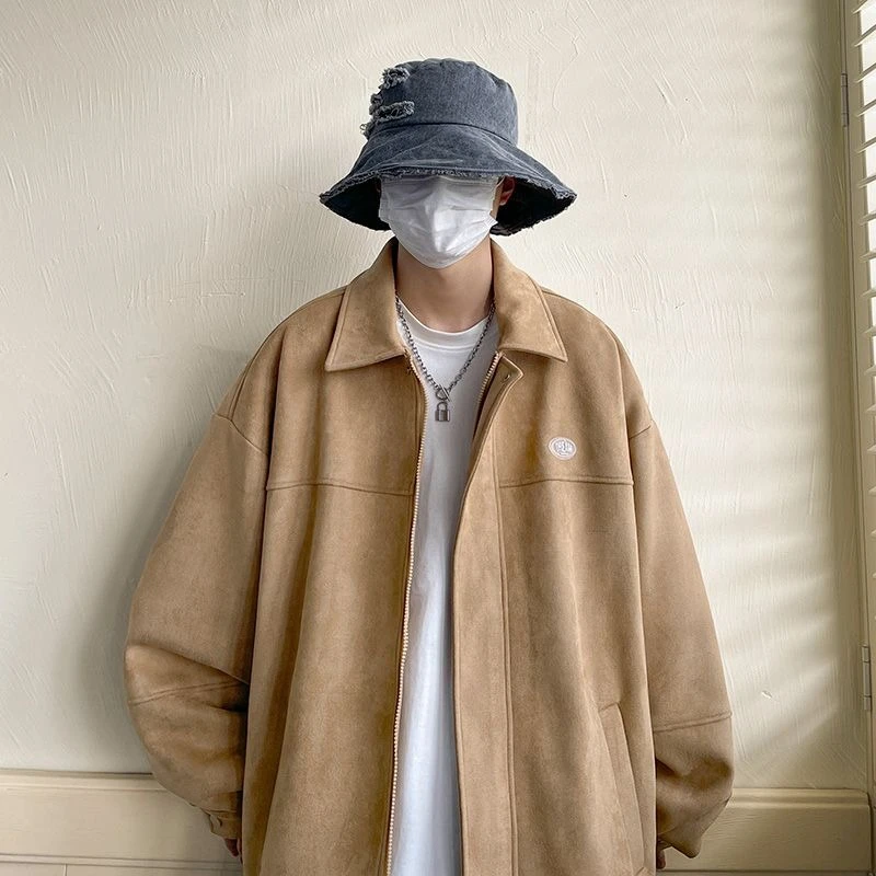 Hong Kong Style Men's Winter Loose Fit Woolen Jacket Fleece Lined Thickened Collared Versatile Premium Youth Coat
Hong Kong Style Men's Winter Loose Fit Woolen Jacket Fleece Lined Thickened Collared Versatile Premium Youth Coat