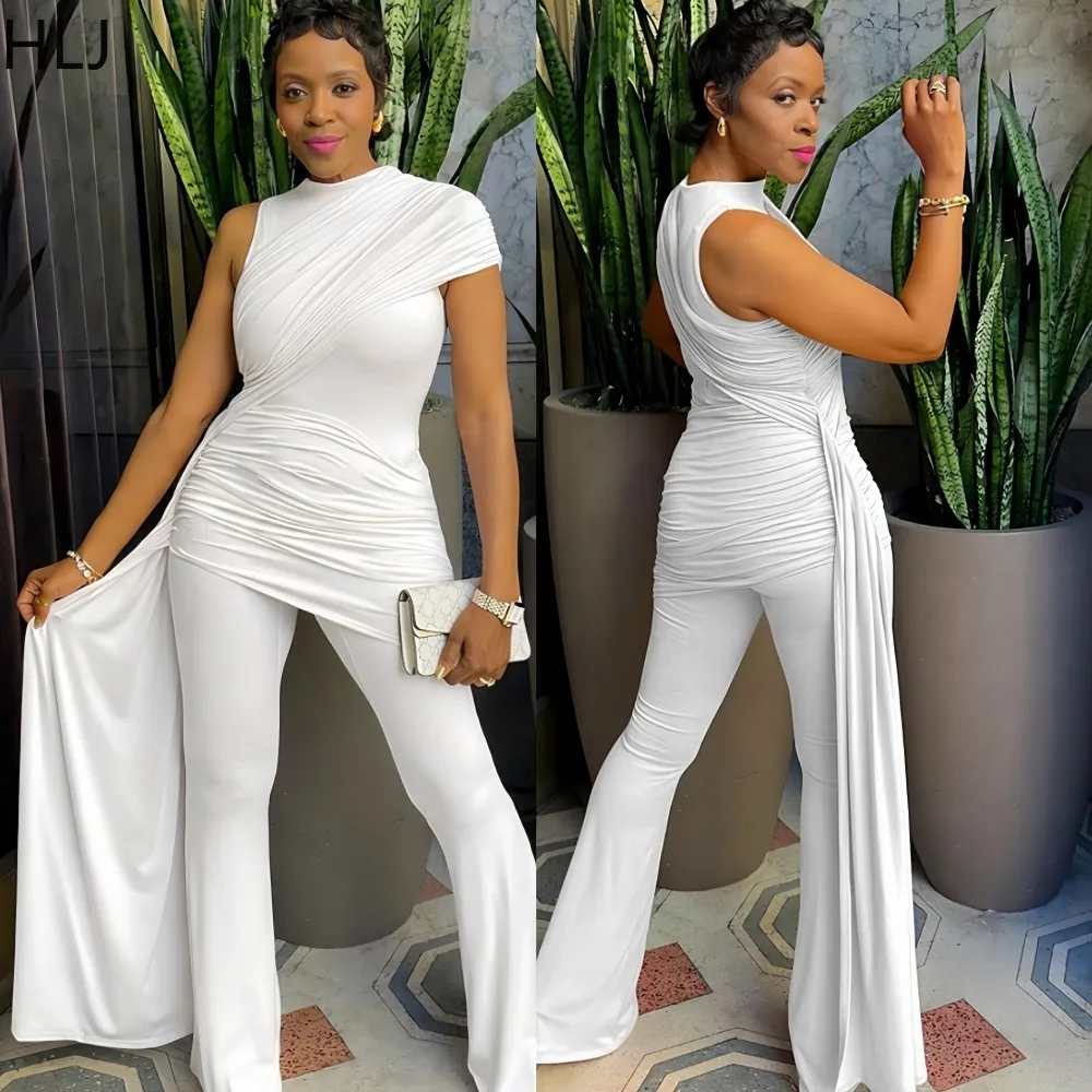 HLJ Casual Solid Color Ruched Patchwork Bodycon Jumpsuits for Woman Round Neck Shoulder Rompers Female Streetwear Overalls New
HLJ Casual Solid Color Ruched Patchwork Bodycon Jumpsuits for Woman Round Neck Shoulder Rompers Female Streetwear Overalls New