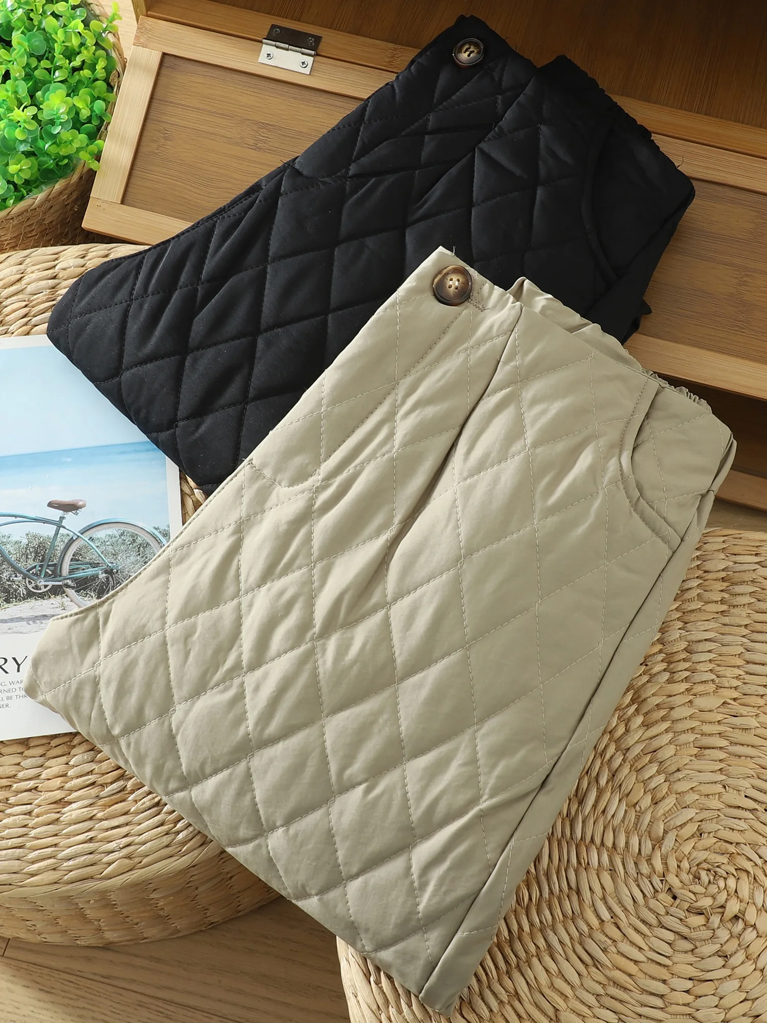 Свободные хлопковые брюки Thiened, женские зимние теплые брюки для поездок на работу, джинсы для мам в стиле ретро с бриллиантами и высокой талией, длинные брюки...
Свободные хлопковые брюки Thiened, женские зимние теплые брюки для поездок на работу, джинсы для мам в стиле ретро с бриллиантами и высокой талией, длинные брюки...