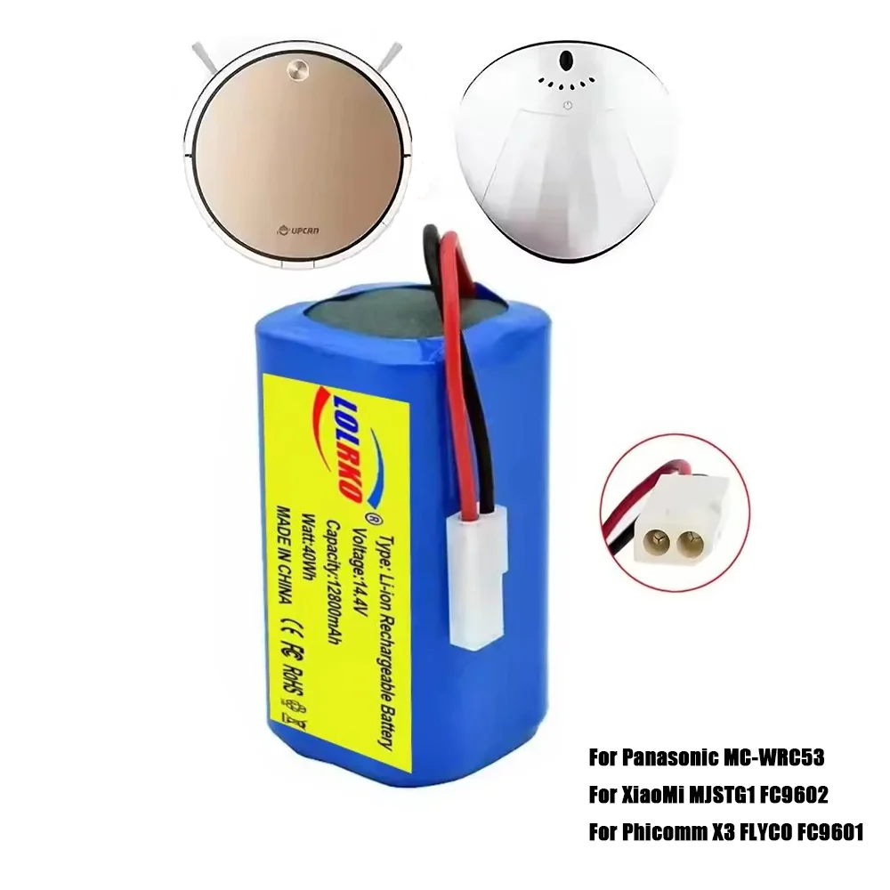 Original 100% 14.8V 12800mAh Li-ion Battery For Xiaomi G1 MI Robot Vacuum-Mop Essential MJSTG1 Robot Vacuum Cleaner Accessories
Original 100% 14.8V 12800mAh Li-ion Battery For Xiaomi G1 MI Robot Vacuum-Mop Essential MJSTG1 Robot Vacuum Cleaner Accessories