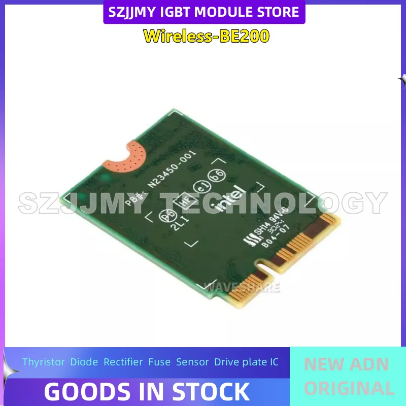 Intel BE200 Gigabit 2.4/5/6GHz Tri band Wireless Network Card WiFi7/Bluetooth Phone/Computer NEW ORIGINAL IN STOCK
Intel BE200 Gigabit 2.4/5/6GHz Tri band Wireless Network Card WiFi7/Bluetooth Phone/Computer NEW ORIGINAL IN STOCK
