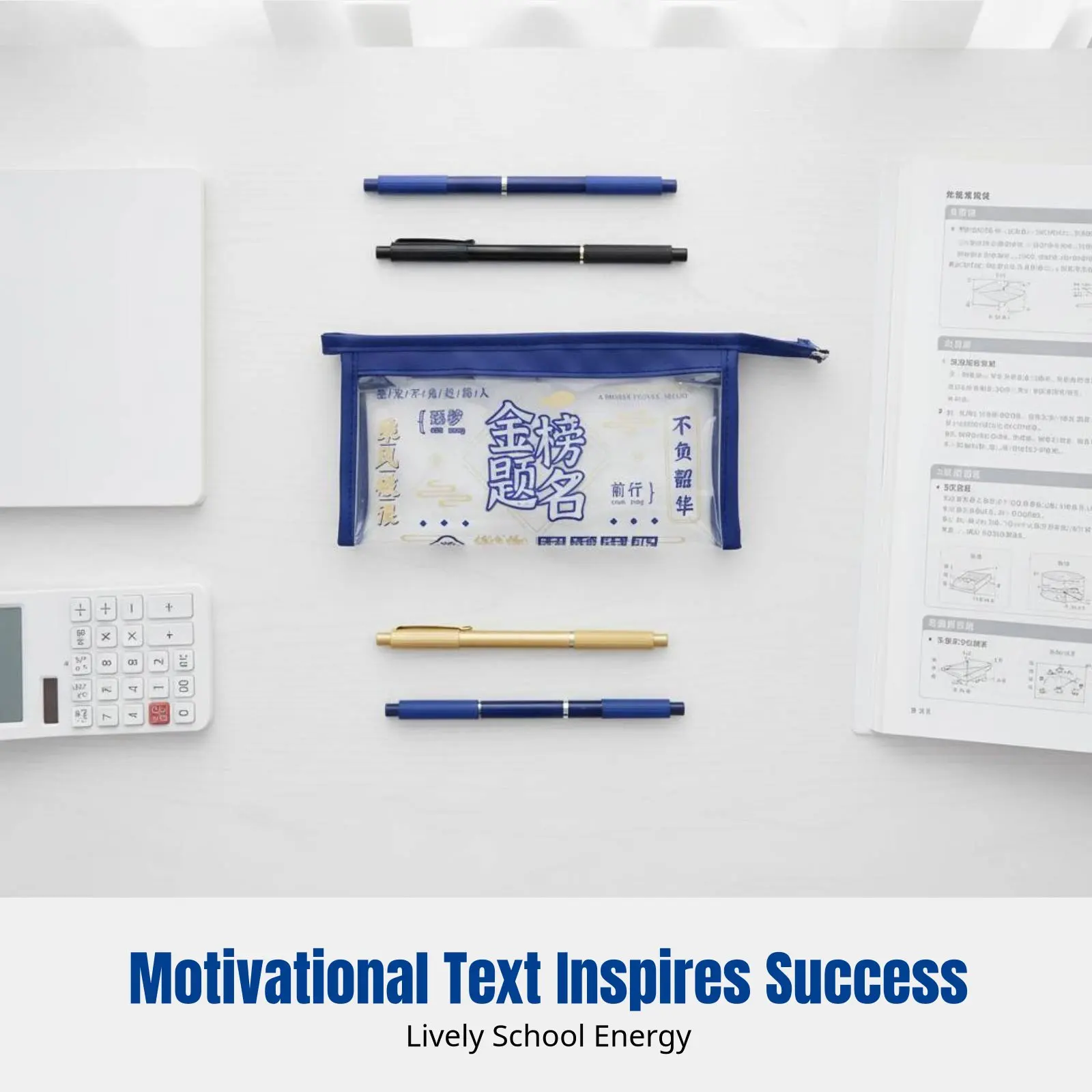 Inspirational Quote Pencil Case, Transparent Large Capacity Stationery Bag, Portable Student Organizer, Waterproof PVC,
Inspirational Quote Pencil Case, Transparent Large Capacity Stationery Bag, Portable Student Organizer, Waterproof PVC,