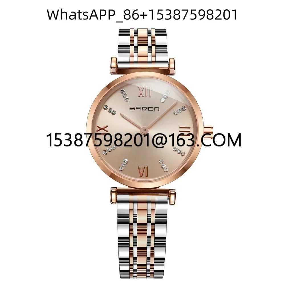 P235 Classical Elegant Fashion Quartz Women Wristwatch Waterproof Round Dial Stainless Steel Strap Alloy Case Woman Watch
P235 Classical Elegant Fashion Quartz Women Wristwatch Waterproof Round Dial Stainless Steel Strap Alloy Case Woman Watch