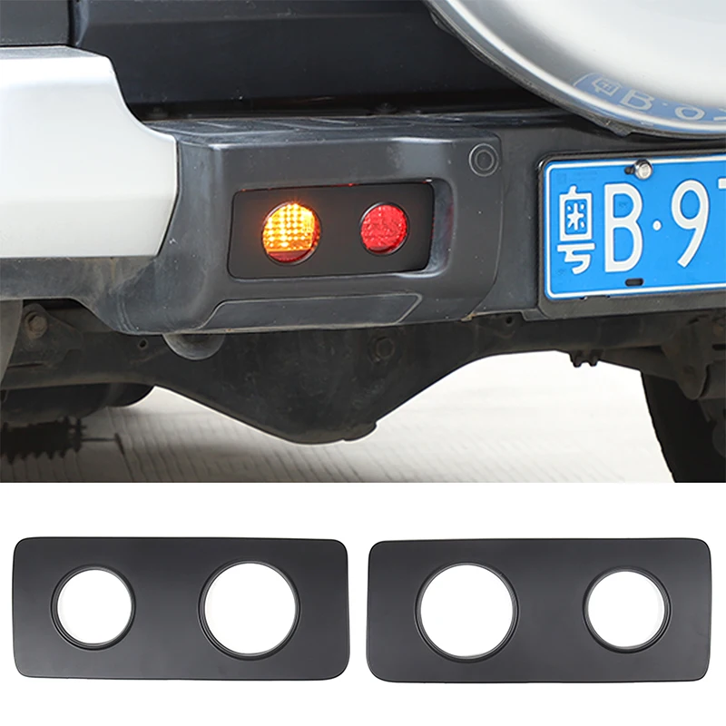 2Pcs for Toyota FJ Cruiser 2007-2021 ABS Black Rear Fog Light Lamp Cover Trim Car Accessories
2Pcs for Toyota FJ Cruiser 2007-2021 ABS Black Rear Fog Light Lamp Cover Trim Car Accessories