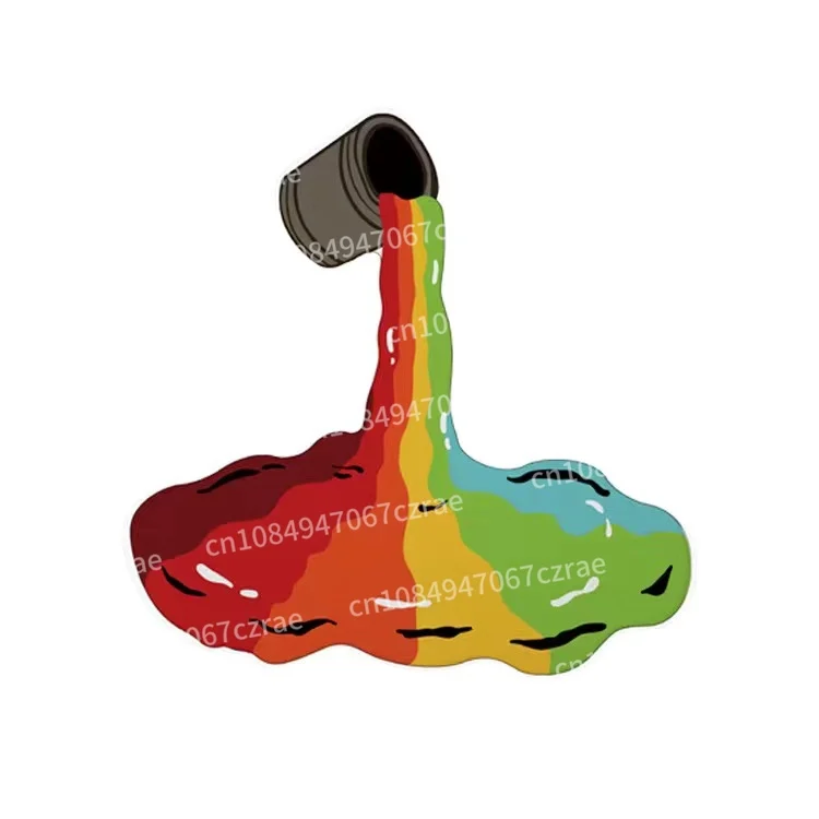 Rainbow Paint Bucket ins Wall Blanket Tapestry Personality Funny, Loopy, Non-Slip Bedroom Floor Mat
Rainbow Paint Bucket ins Wall Blanket Tapestry Personality Funny, Loopy, Non-Slip Bedroom Floor Mat