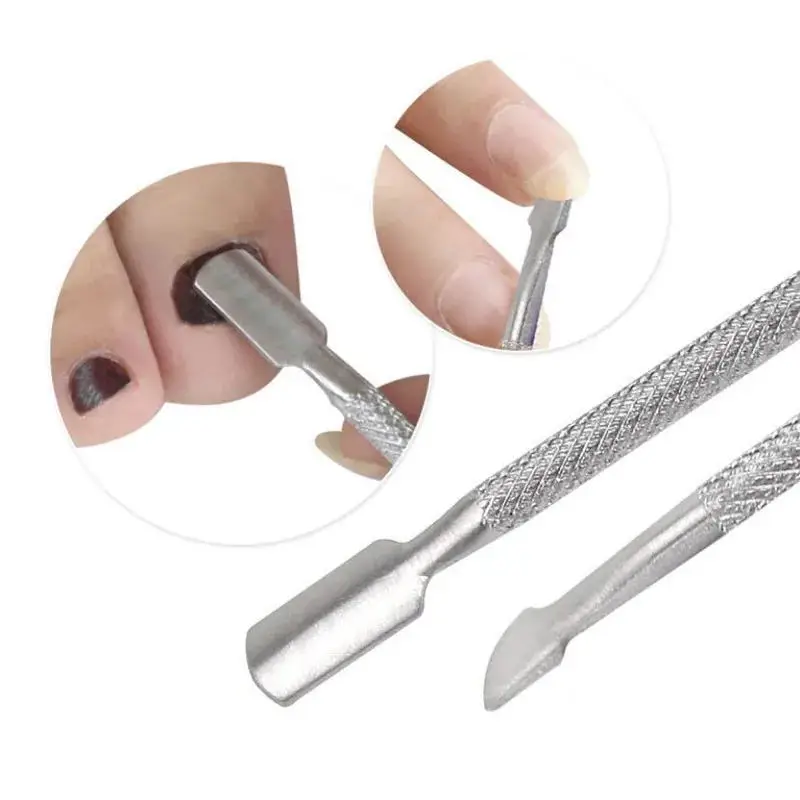 1Pc Stainless Steel Dual Head Cuticle Pushers Nail Polish Remover Dead Skin Manicure Sticks Tools
1Pc Stainless Steel Dual Head Cuticle Pushers Nail Polish Remover Dead Skin Manicure Sticks Tools