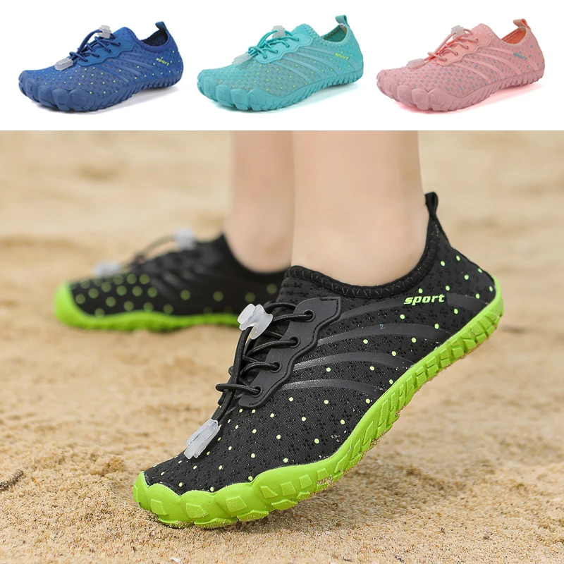Kids Quick-Drying Beach Water Shoes Boys Girls Swimming Aqua Slippers Outdoor Activities Surfing on The Sea Five Finger Sandals
Kids Quick-Drying Beach Water Shoes Boys Girls Swimming Aqua Slippers Outdoor Activities Surfing on The Sea Five Finger Sandals