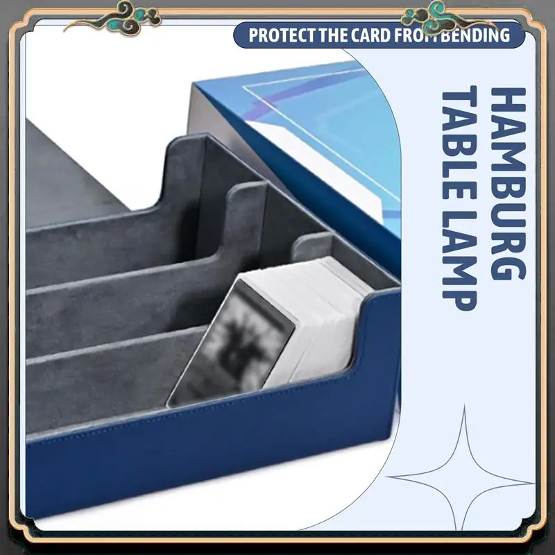 Card Storage Box For Trading Cards, Card Deck Case Holds 1800+ Single Sleeved Cards Storage Box Easy To Use Blue
Card Storage Box For Trading Cards, Card Deck Case Holds 1800+ Single Sleeved Cards Storage Box Easy To Use Blue