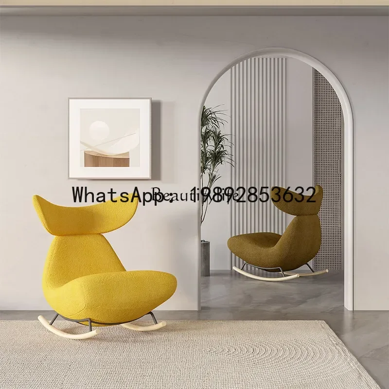 Nordic rocking chair light luxury lazy sofa casual single whale chair
Nordic rocking chair light luxury lazy sofa casual single whale chair