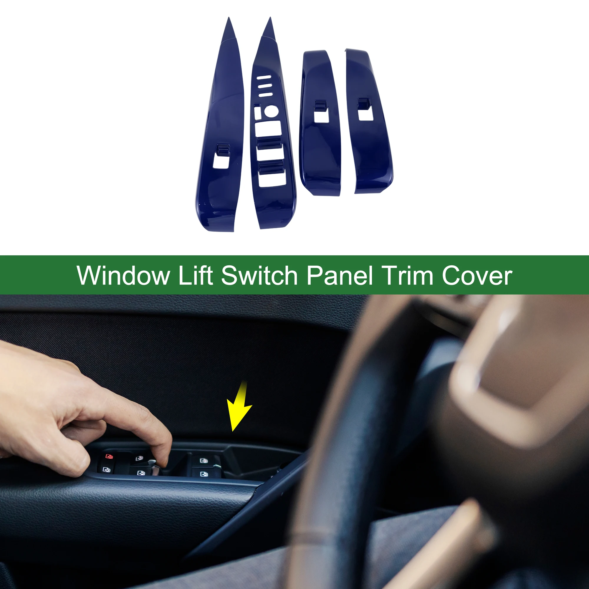 UXCELL 1 комплект, накладка панели переключателя подъема окна для Toyota Camry 2018-2024, синяя
UXCELL 1 комплект, накладка панели переключателя подъема окна для Toyota Camry 2018-2024, синяя