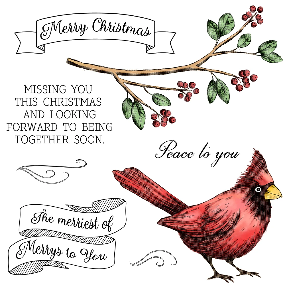 Mangocraft Winter Christmas Birds Cutting Dies Clear Stamp Xmas Decor DIY Scrapbooking Metal Dies Silicone Stamp for Cards Album
Mangocraft Winter Christmas Birds Cutting Dies Clear Stamp Xmas Decor DIY Scrapbooking Metal Dies Silicone Stamp for Cards Album