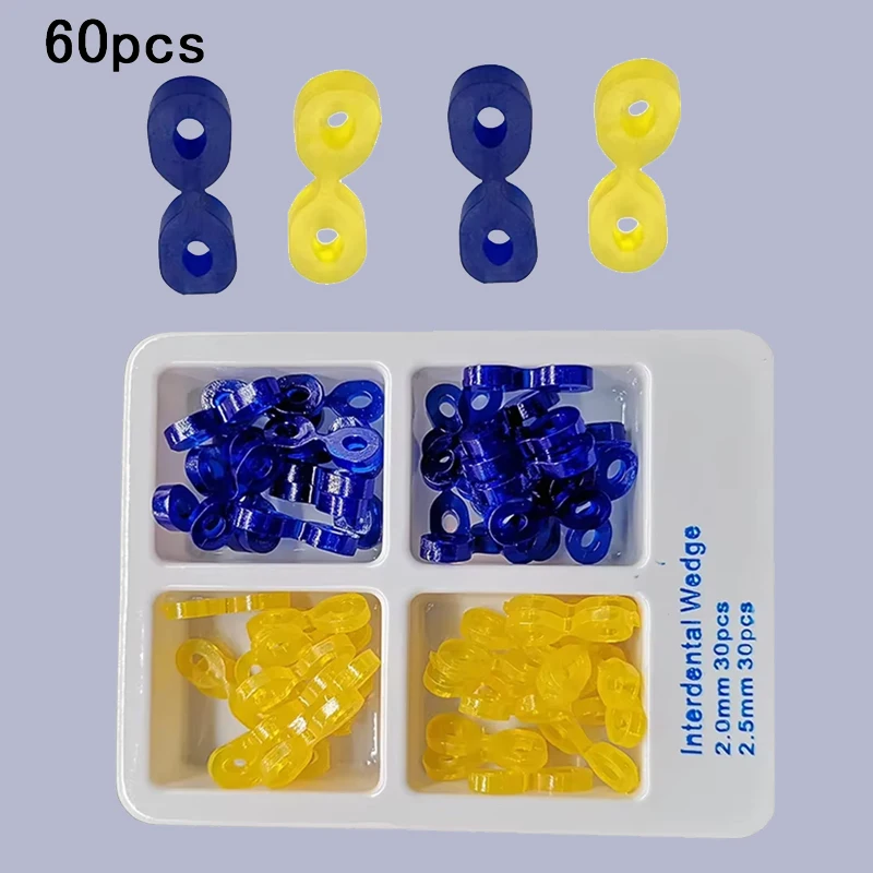 60Pcs Dental Elastic Fixing Wedges Rubber Wedges for Matrix Matrices Dental Composite Tooth Separator Dental Tools
60Pcs Dental Elastic Fixing Wedges Rubber Wedges for Matrix Matrices Dental Composite Tooth Separator Dental Tools