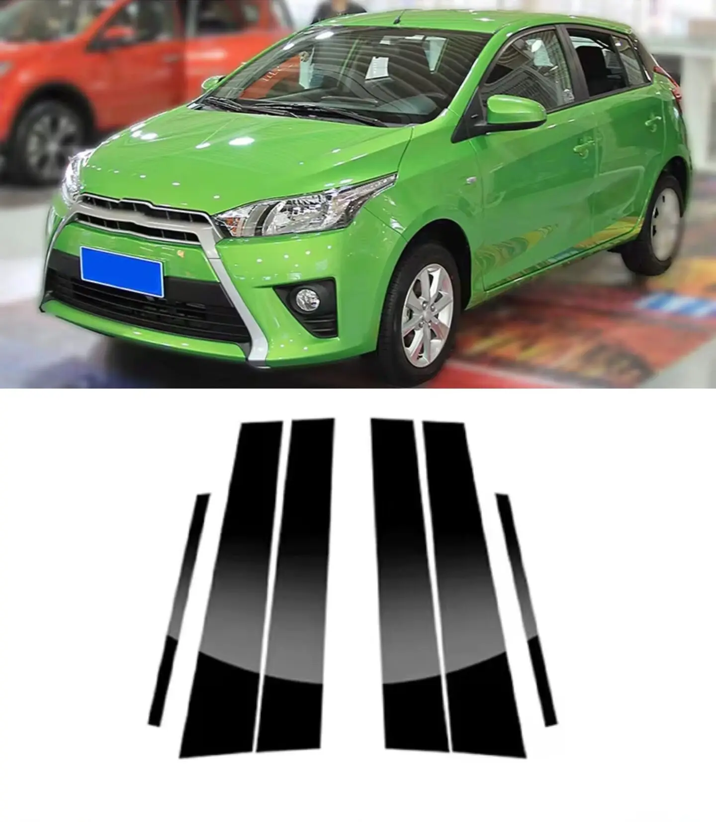 Glossy Black Pillar Posts Fit For Toyota Yaris XP150 5-Door Hatchback 2014-2023 Door Trim Molding Cover Stickers Accessories
Glossy Black Pillar Posts Fit For Toyota Yaris XP150 5-Door Hatchback 2014-2023 Door Trim Molding Cover Stickers Accessories