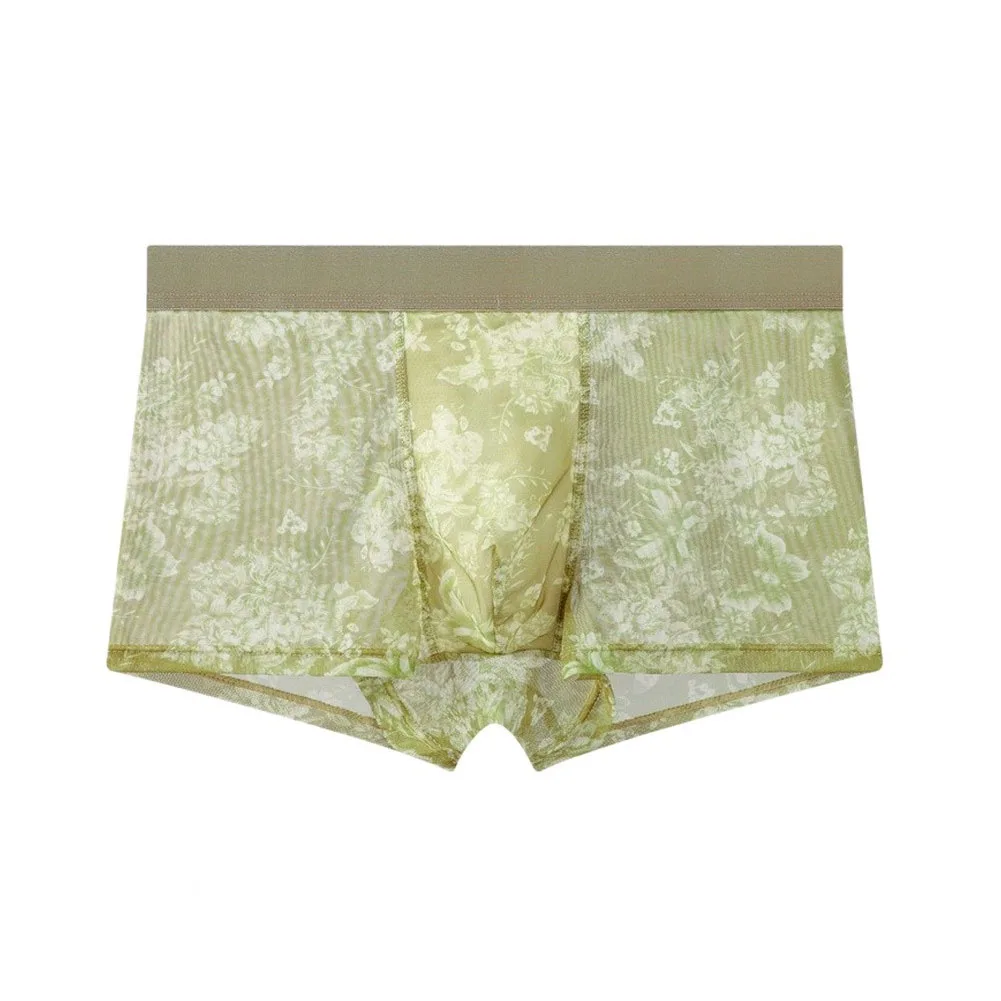Men's Panties Breathable Ice Silk BoxerShorts Solid Mesh Printing Underwear U Bulge Pouch Underpants Seamless Shorts
Men's Panties Breathable Ice Silk BoxerShorts Solid Mesh Printing Underwear U Bulge Pouch Underpants Seamless Shorts