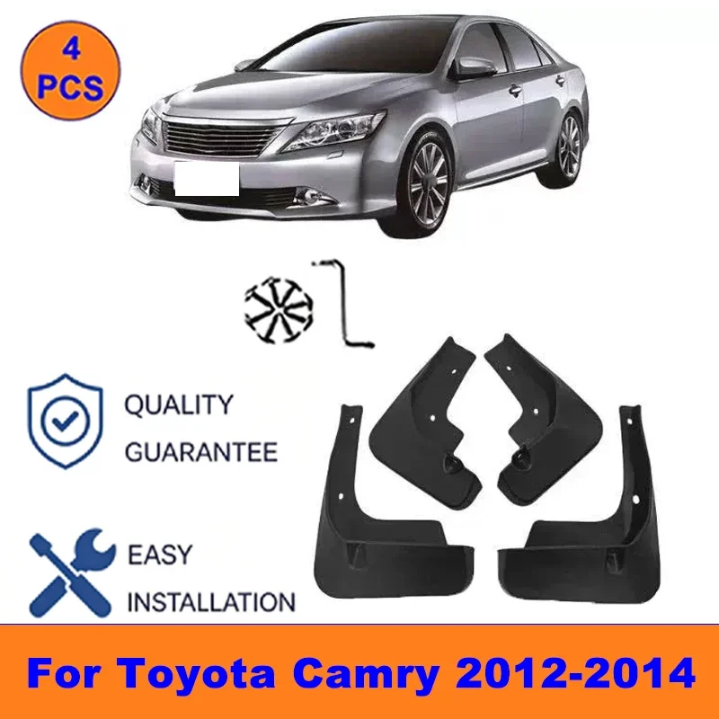 4Pcs Mud Flaps For Toyota Camry 2012-2014 - Splash Guards Front&Rear Wheel Fender Mudguards Car Exterior Protection Accessories
4Pcs Mud Flaps For Toyota Camry 2012-2014 - Splash Guards Front&Rear Wheel Fender Mudguards Car Exterior Protection Accessories