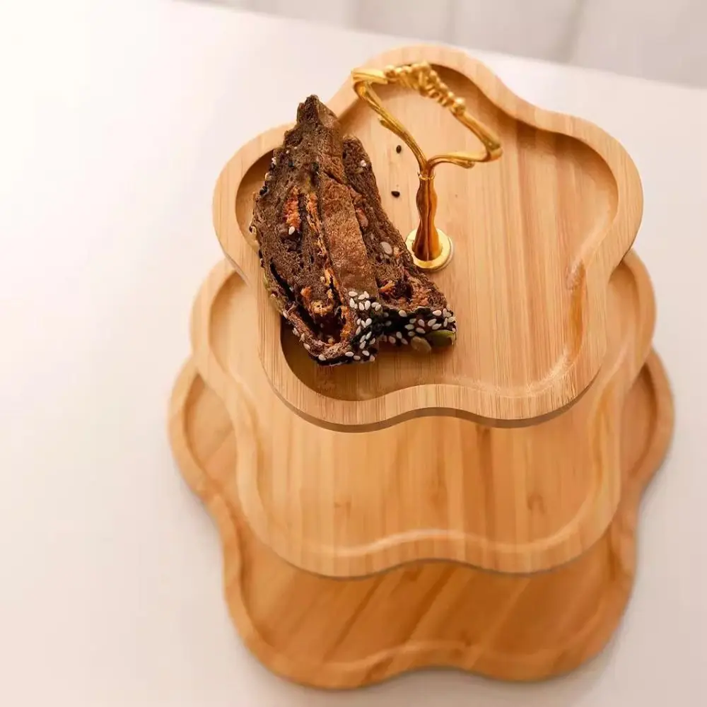 Flower-Shaped Cake Display Stand Bamboo Large Capacity Snack Storage Plate 2/3Layer Easy To Clean Dried Fruit Basket Holiday
Flower-Shaped Cake Display Stand Bamboo Large Capacity Snack Storage Plate 2/3Layer Easy To Clean Dried Fruit Basket Holiday