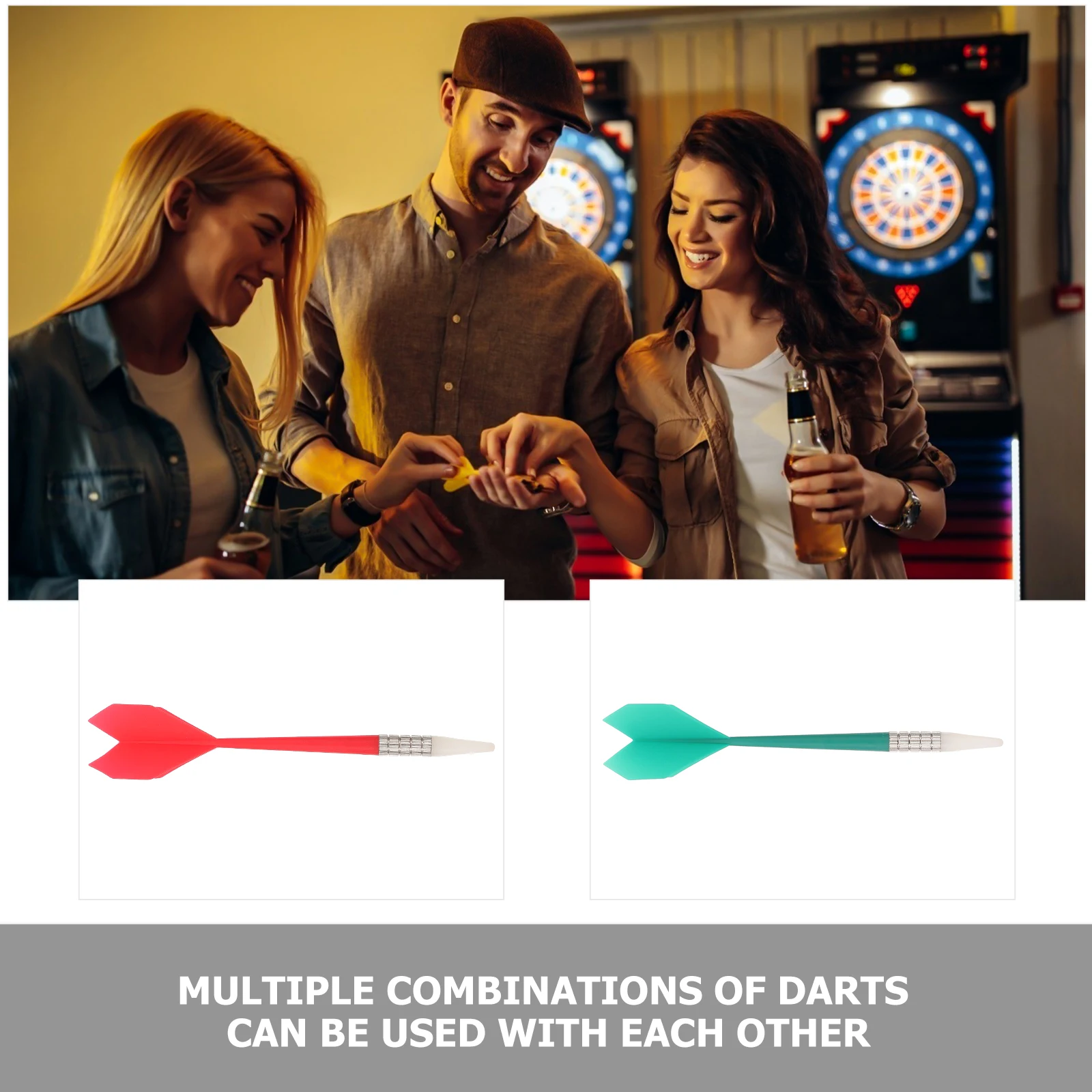 6pcs Lightweight Plastic Needles NonSlip Shaft Copper Shafts ABS Accessory Plastic Tip Dart Outdoor Set Indoor Game Toy
6pcs Lightweight Plastic Needles NonSlip Shaft Copper Shafts ABS Accessory Plastic Tip Dart Outdoor Set Indoor Game Toy