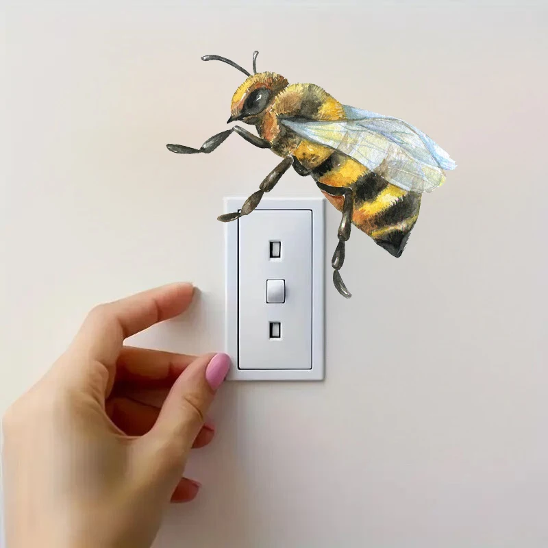 Cute Bee Wall Stickers, Bright Wall for Home, Cabinet, Door, Refrigerator Decoration, Vinyl Car Decals, Art Wallpaper, Poster
Cute Bee Wall Stickers, Bright Wall for Home, Cabinet, Door, Refrigerator Decoration, Vinyl Car Decals, Art Wallpaper, Poster