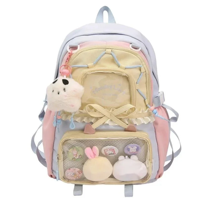 Women's Handbags Y2K Itabag Backpacks Back To School Japan One Shoulder Bag Transparent Tote Bar Ins Student Large Capacity Bag
Women's Handbags Y2K Itabag Backpacks Back To School Japan One Shoulder Bag Transparent Tote Bar Ins Student Large Capacity Bag