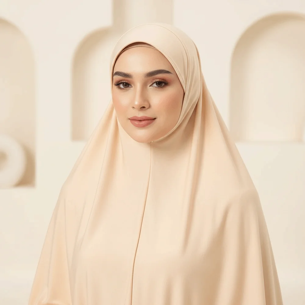 Breathable Jersey Solid Color Instant Hijab Four-Way Stretch Wrinkle-Resistant Women Khimar Drapey Texture Skin-Friendly
Breathable Jersey Solid Color Instant Hijab Four-Way Stretch Wrinkle-Resistant Women Khimar Drapey Texture Skin-Friendly
