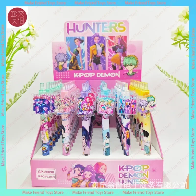 48 шт., гелевая ручка в стиле аниме K-Pop, охотники на демонов, пастер, мультяшная 0,5, черная ручка для подписи, студенческие канцелярские товары, оптовая продажа
48 шт., гелевая ручка в стиле аниме K-Pop, охотники на демонов, пастер, мультяшная 0,5, черная ручка для подписи, студенческие канцелярские товары, оптовая продажа