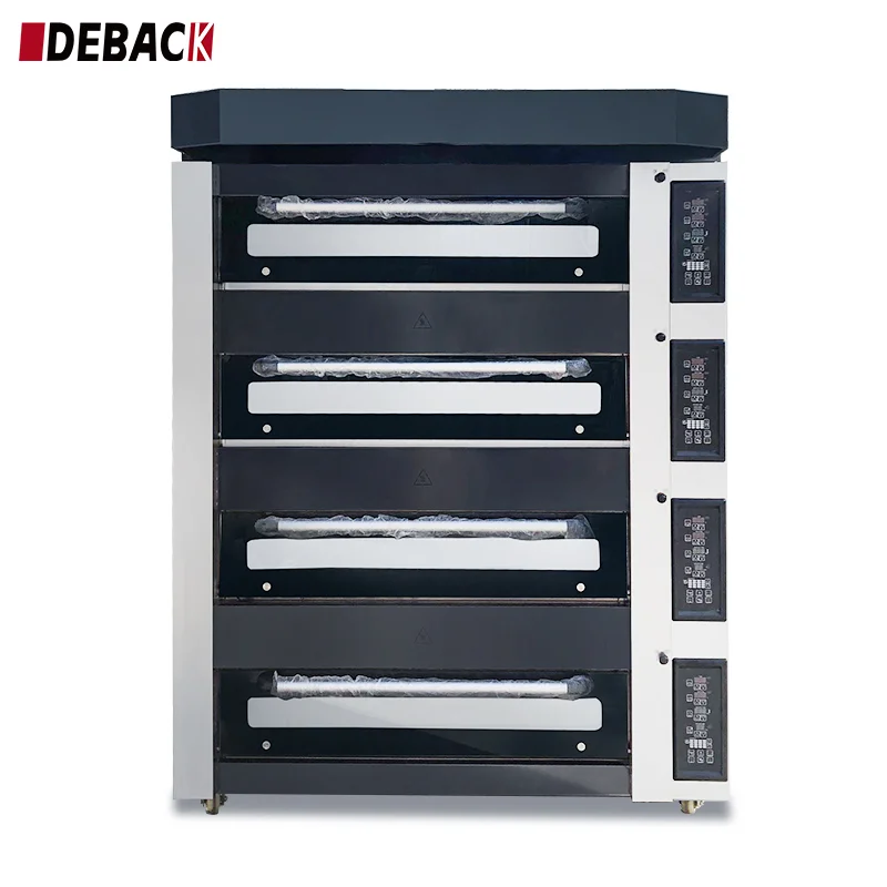 Large Capacity 4 Layer 20 Tray High Efficiency 380V Automatic Supply Commercial Gas Deck Oven for Bread Corn Baking Pro
Large Capacity 4 Layer 20 Tray High Efficiency 380V Automatic Supply Commercial Gas Deck Oven for Bread Corn Baking Pro