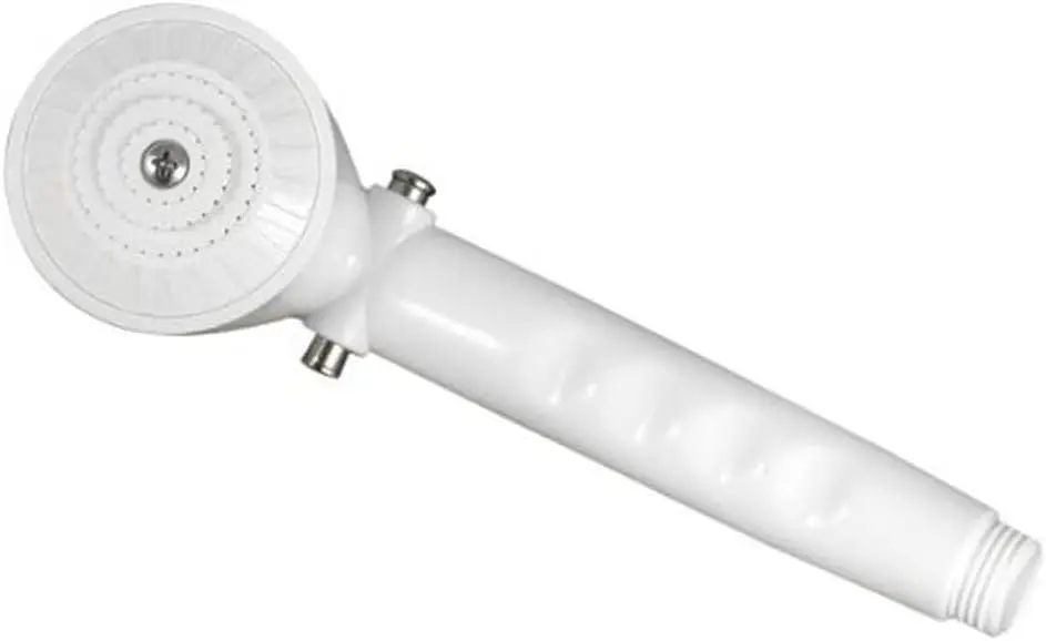 Single Function Handheld Shower, On/Off & Trickle Shutoff, White, USA Quality
Single Function Handheld Shower, On/Off & Trickle Shutoff, White, USA Quality
