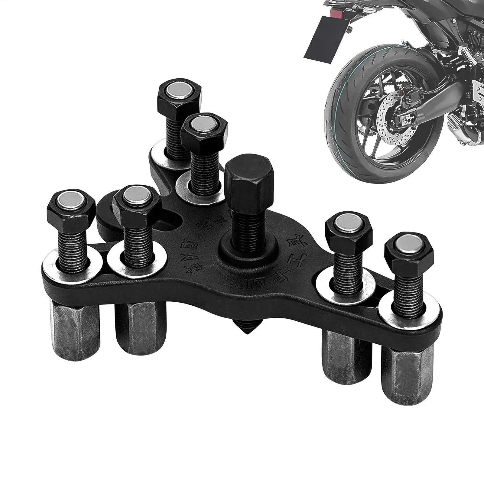 Brake Drum Puller with Screws Heavy Duty Adjustable Repair Tools Motorcycle Drum Brake Puller for Tricycle Car Truck SUV RV
Brake Drum Puller with Screws Heavy Duty Adjustable Repair Tools Motorcycle Drum Brake Puller for Tricycle Car Truck SUV RV