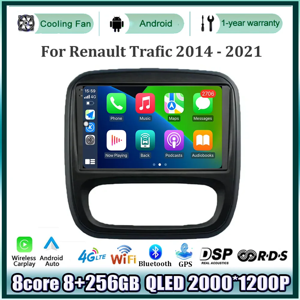 Автомобильная Мультимедийная система на Android 14, с сенсорным экраном, для Renault Trafic 2014 - 2021
Автомобильная Мультимедийная система на Android 14, с сенсорным экраном, для Renault Trafic 2014 - 2021