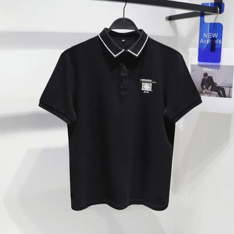 Модный брендGCustom EmbroideryPOLOSShirt Мужская рубашка с коротким рукавомЭлитная модная стильная рубашка с отложным воротником, чистый хлопок, Cas
Модный брендGCustom EmbroideryPOLOSShirt Мужская рубашка с коротким рукавомЭлитная модная стильная рубашка с отложным воротником, чистый хлопок, Cas