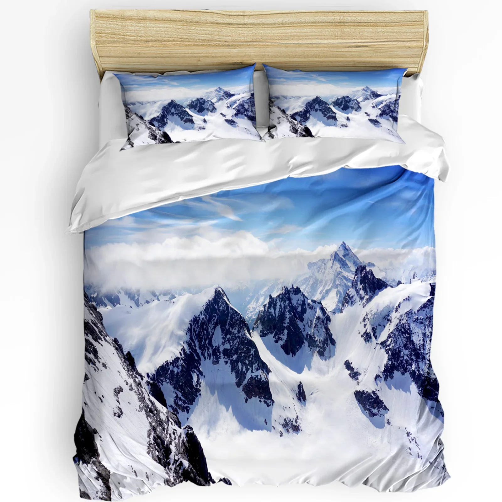 Snow Mountain Landscape Printed Comfort Duvet Cover Pillow Case Home Textile Quilt Cover Boy Kid Teen Girl 3pcs Bedding Set
Snow Mountain Landscape Printed Comfort Duvet Cover Pillow Case Home Textile Quilt Cover Boy Kid Teen Girl 3pcs Bedding Set